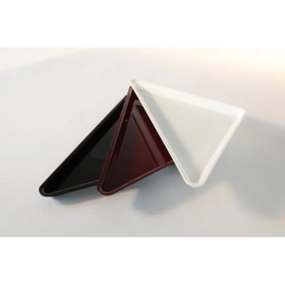 Polümetüülmetakrülaadist Plexi Triangle anum, 270x270x360x20mm , must (A00005001)