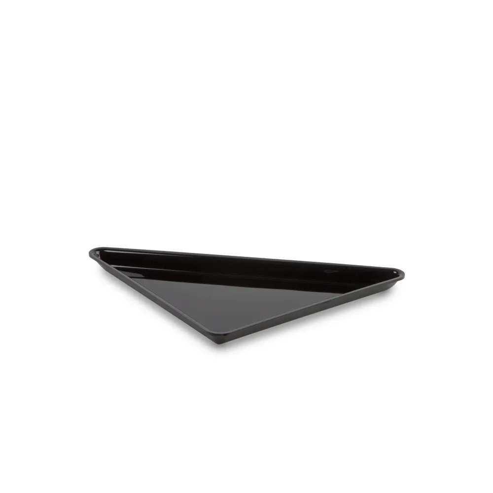 Polümetüülmetakrülaadist Plexi Triangle anum, 270x270x360x20mm , must (A00005001)