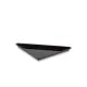 Polümetüülmetakrülaadist Plexi Triangle anum, 270x270x360x20mm , must (A00005001)