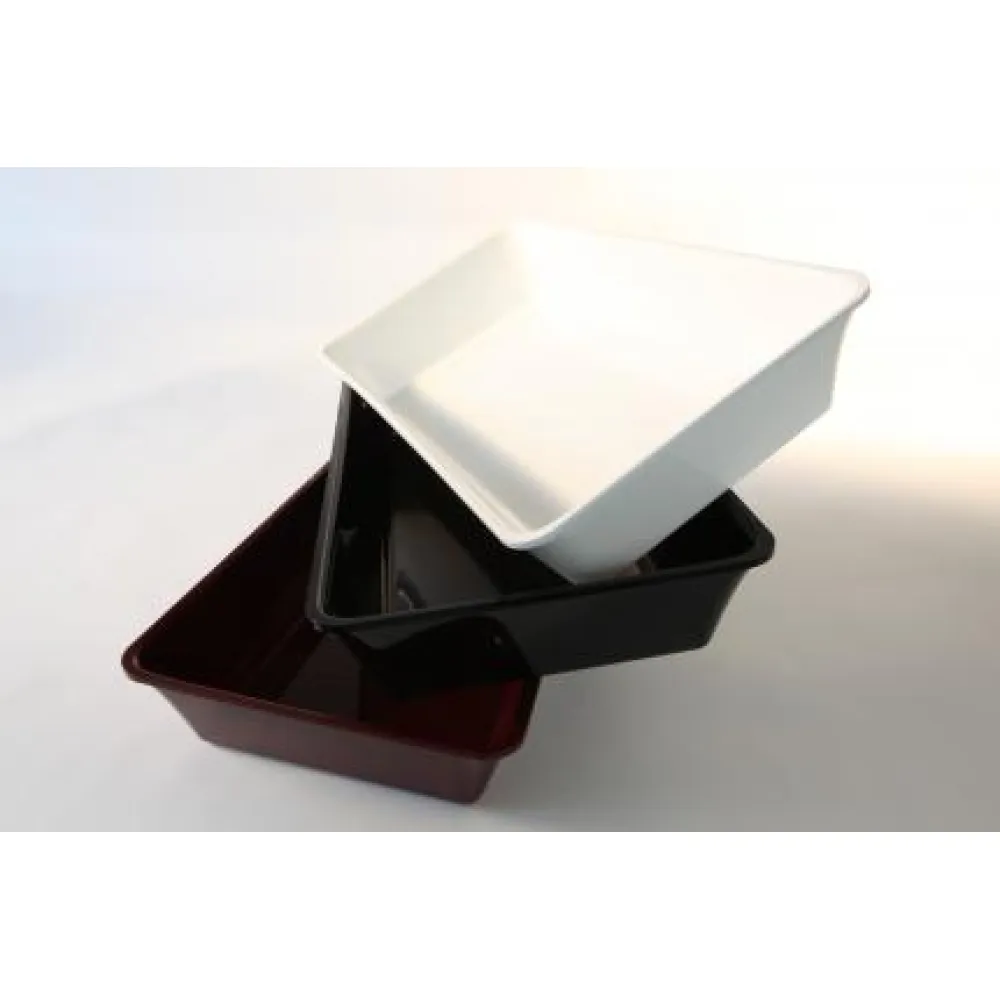 Polümetüülmetakrülaadist GN 3/4 80 mm Plexi nõu Must (A00006603)