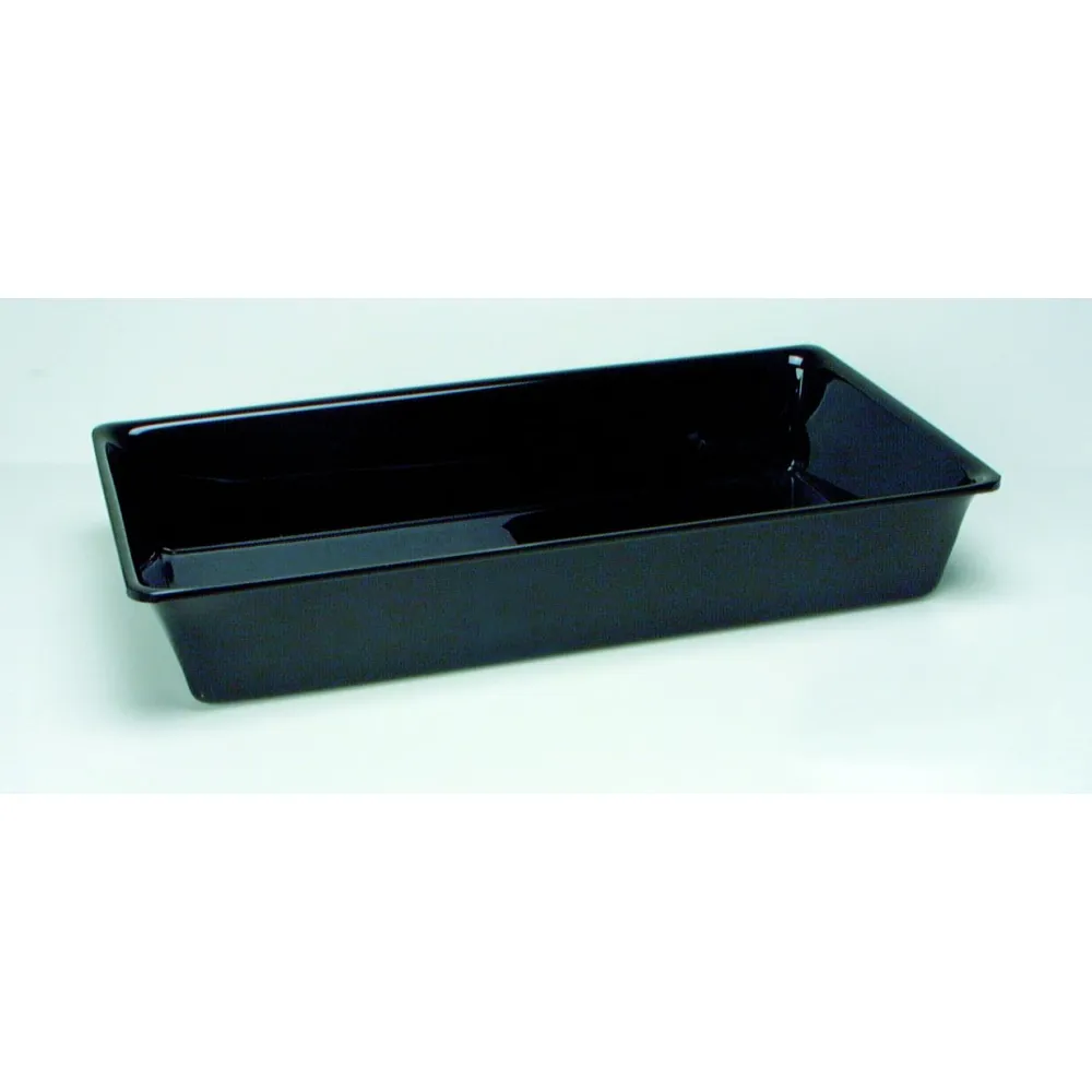 Polümetüülmetakrülaadist GN 3/4 80 mm Plexi nõu Must (A00006603)