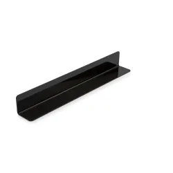 L-kujuline polümetüülmetakrülaadist (pleksiklaasist) vahesein 6565 – 500x65x65mm, must