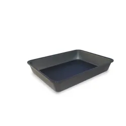 Polümetüülmetakrülaadist GN 1/5 40 mm Plexi nõu Tume suitsuhall