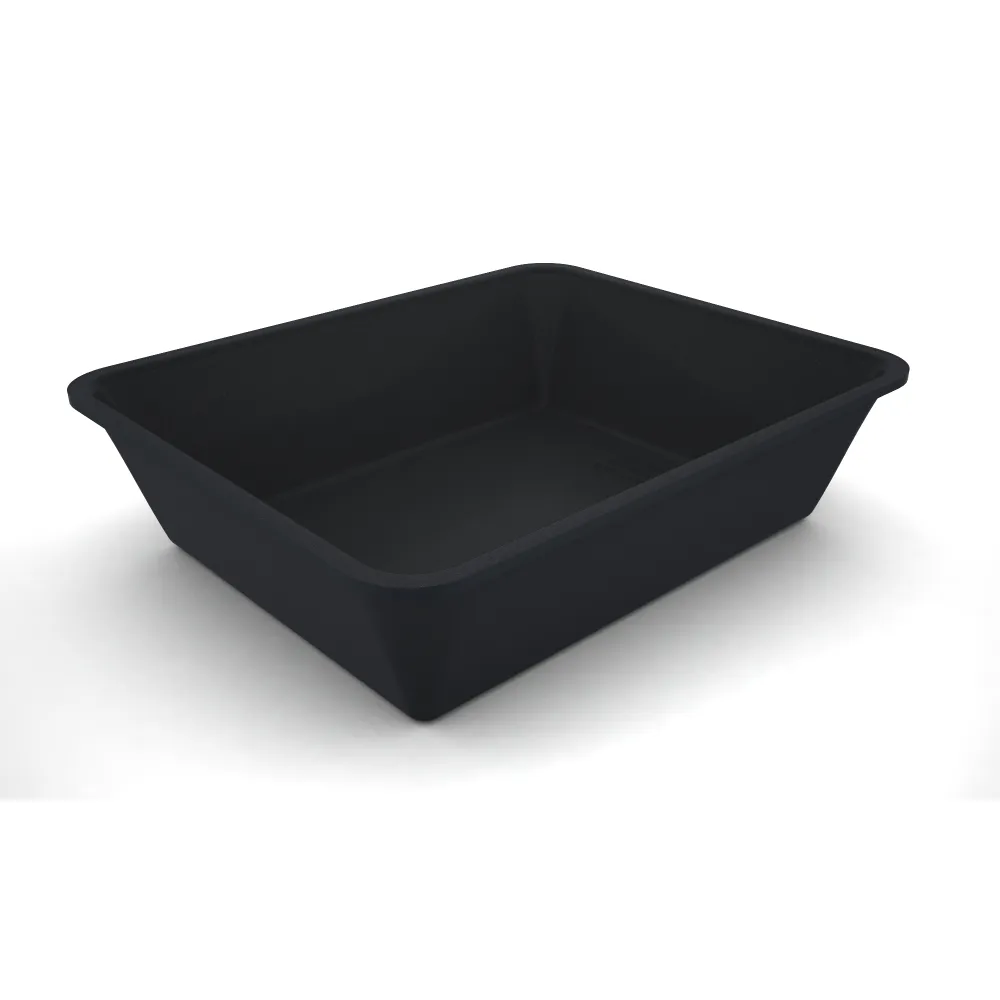 Polümetüülmetakrülaadist GN 1/2 80 mm Plexi nõu Tume suitsuhall (A00021745)