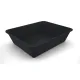 Polümetüülmetakrülaadist GN 1/2 80 mm Plexi nõu Tume suitsuhall (A00021745)