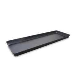 Polümetüülmetakrülaadist GN 5/4 40 mm Plexi nõu Tume suitsuhall