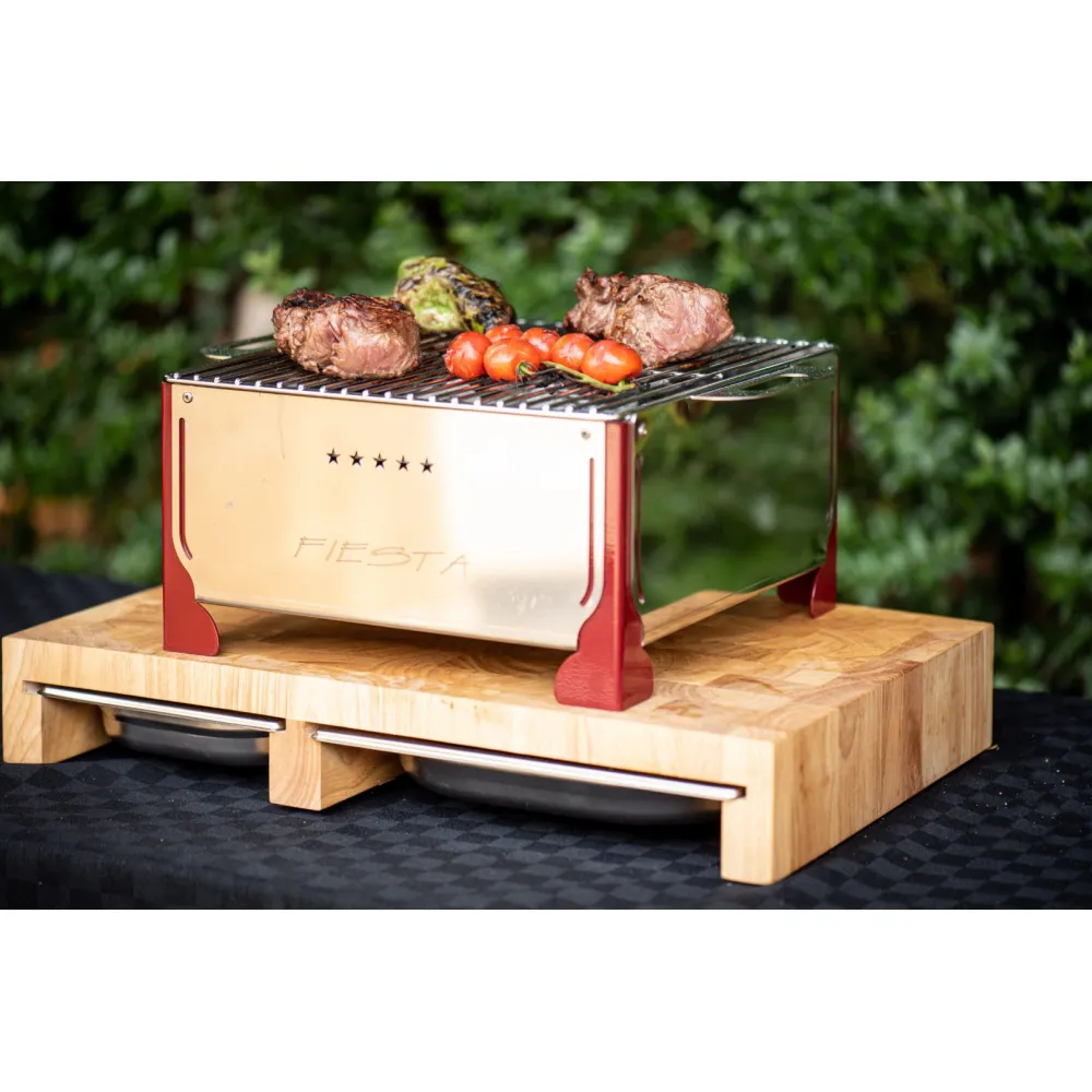 Kompaktiška medžio anglių kepsninė Fiesta 2