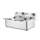 Friteuse Professionnelle Kitchen Line 2 x 6l