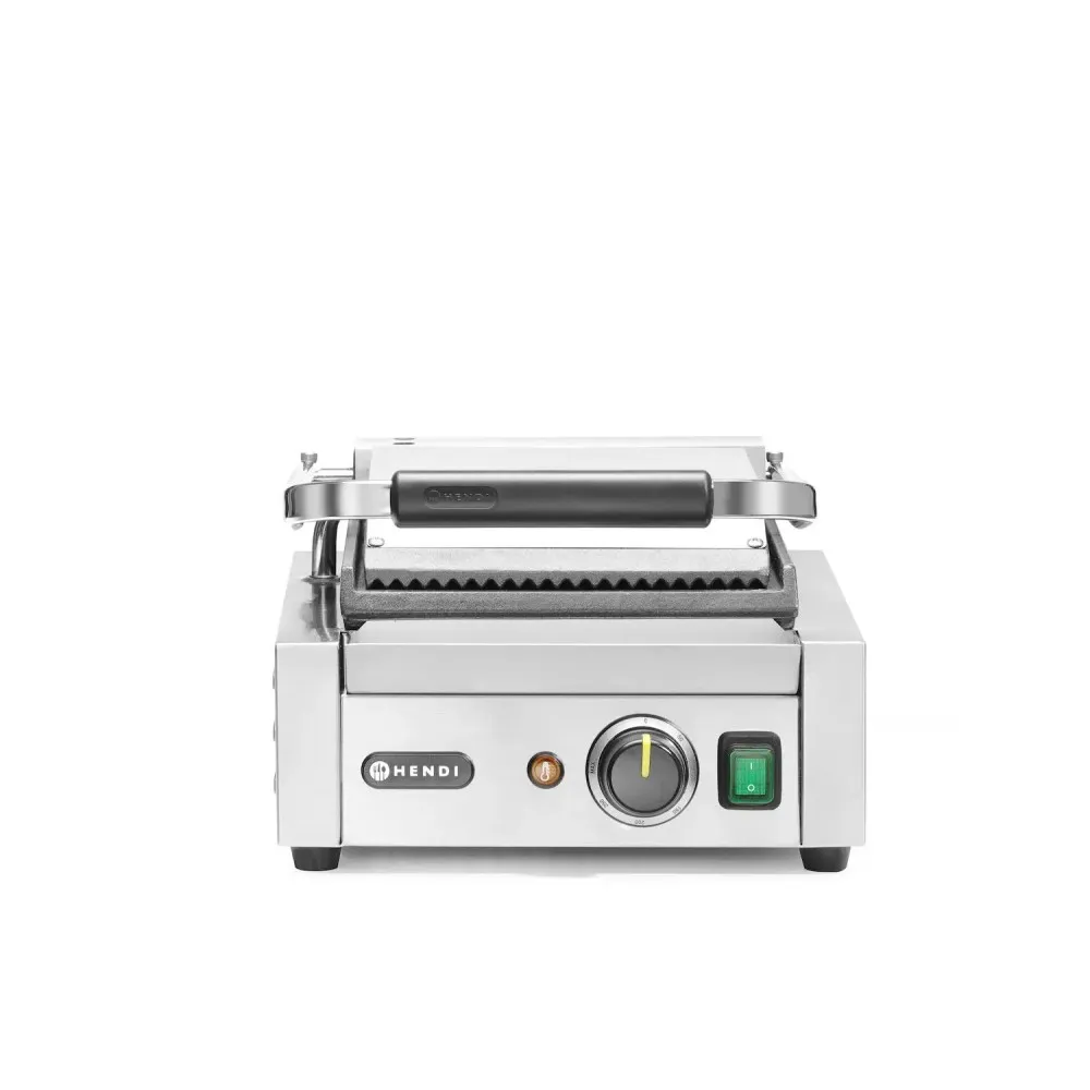 Kontaktgrill - Ühekordne koos soonega ja sile põhi