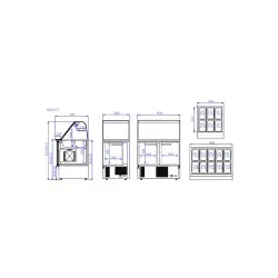 Salatibaar IBIZA 560 mm