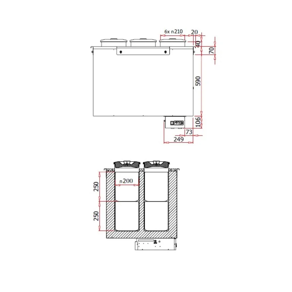 Jäätiseautomaat GELATO 2 REMOTE 1140mm