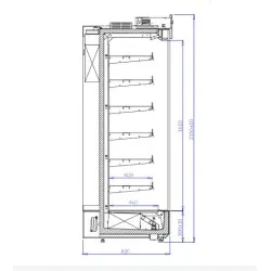 Vitrīna KING EVO 1.0 AT