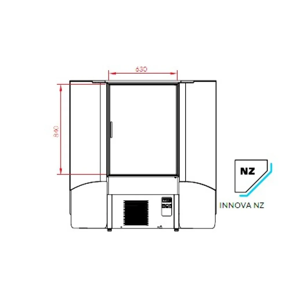 INNOVA NZ45.140 Konditorejas vitrīna - Moderns risinājums