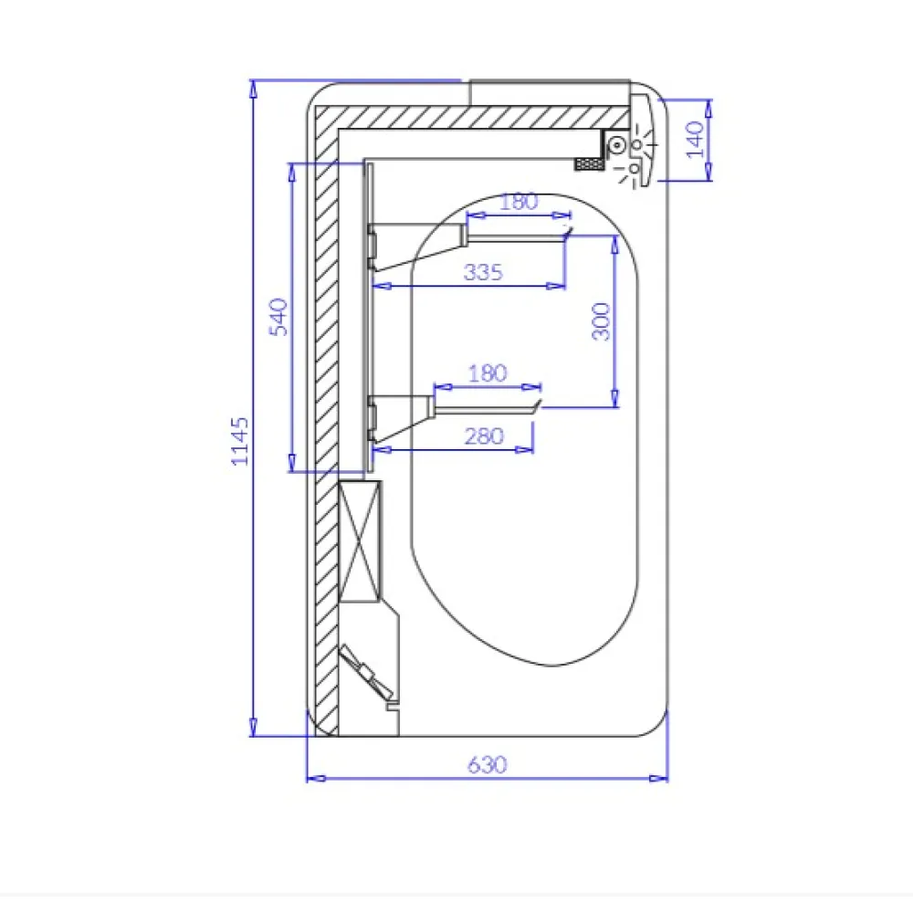 MIŁOSZ 2 REMOTE jahutusvitriin