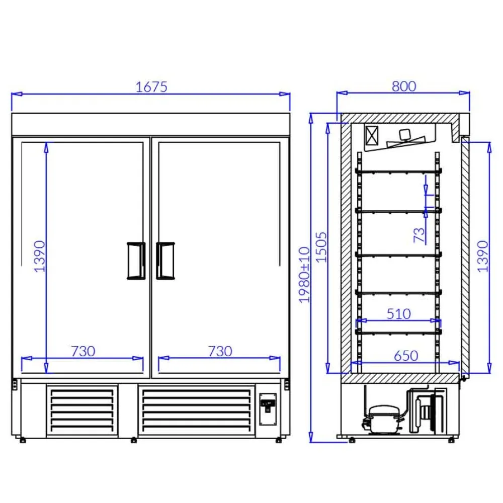 Külmik OLA P-M 1400L