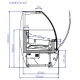 Витрина для мороженого KAMELEO ICE 1400 мм