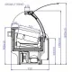 ARUBA ICE Jäätisevitriin 1385 mm