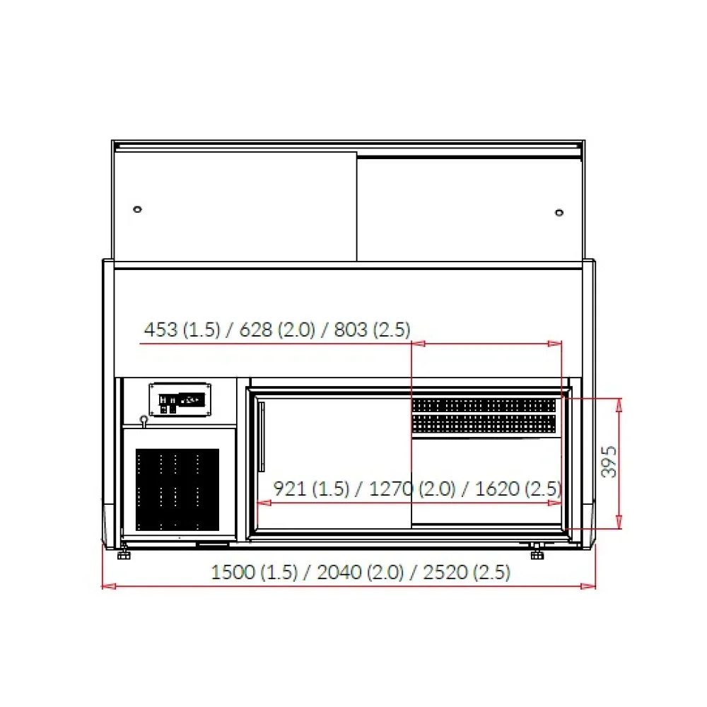Külm vitriin SUMBA 1.0