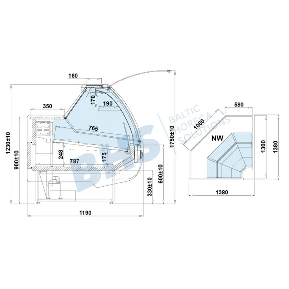 SANTIAGO NWS REMOTE Jahutusvitriin