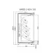 Vitrīna VARIO 3 VE 110H REMOTE