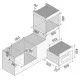 Four encastré Ilve Professional Plus 645GTZ41