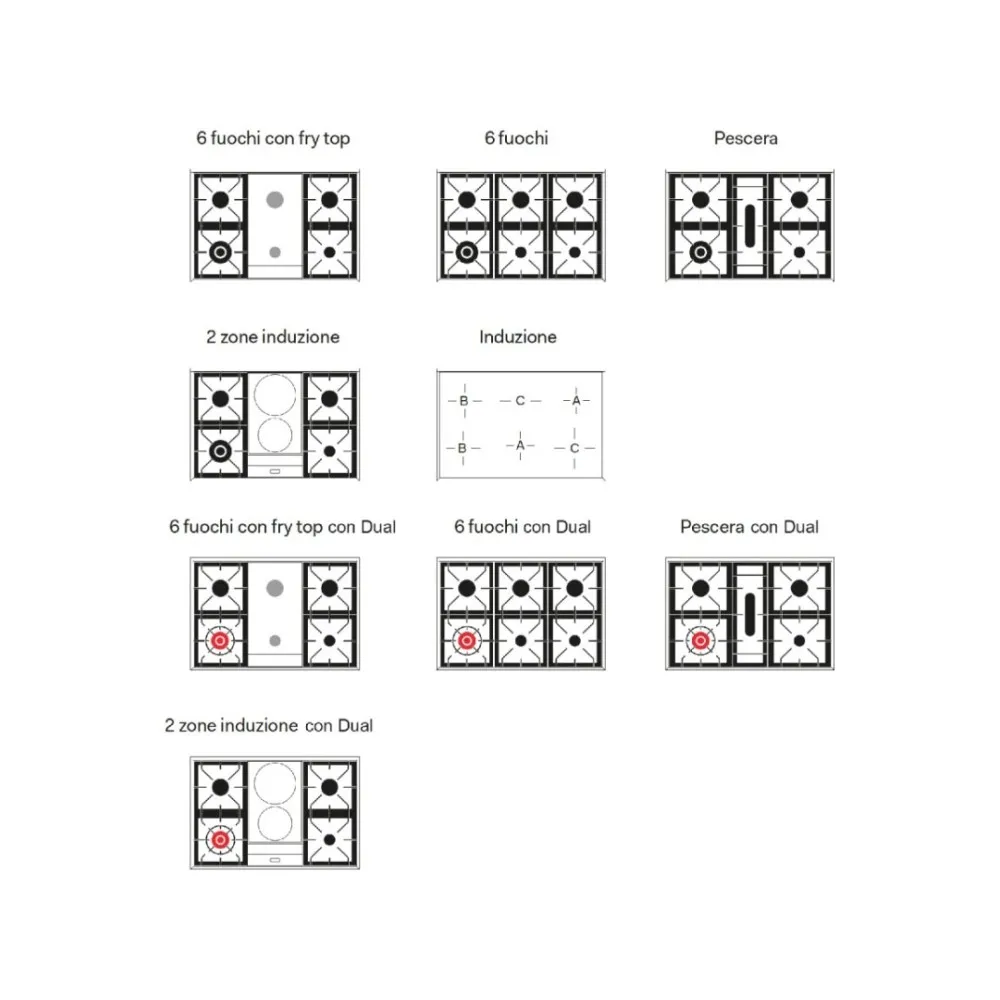 Plīts ar cepeškrāsni Ilve Professional Plus 900 mm
