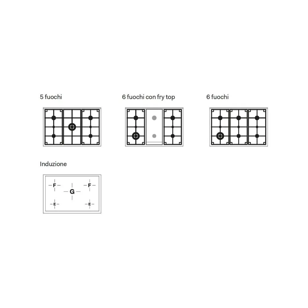 Pro Line 90 cm indukcijas plīts ar cepeškrāsni LDBI09WM3