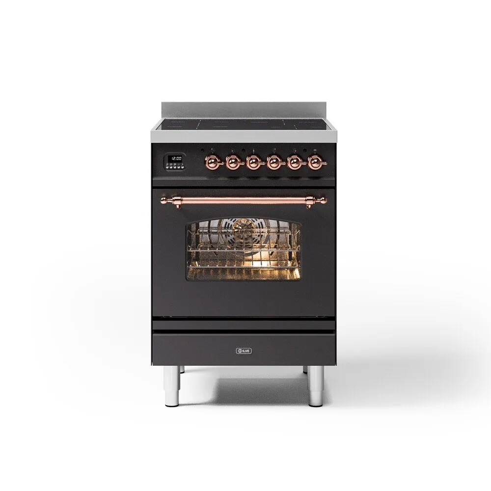 Nostalgie PI064NE3 Indukcijas Plīts ar Cepeškrāsni