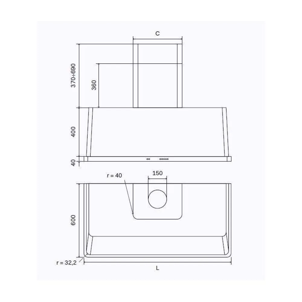 Majestic AM90 Köögikubu