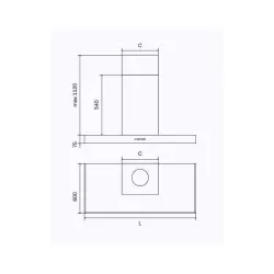 Cooker Hood Pro Line AGK100