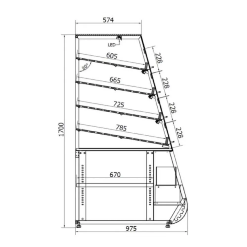 Dolce R-1 Židiniui su LED Apšvietimu