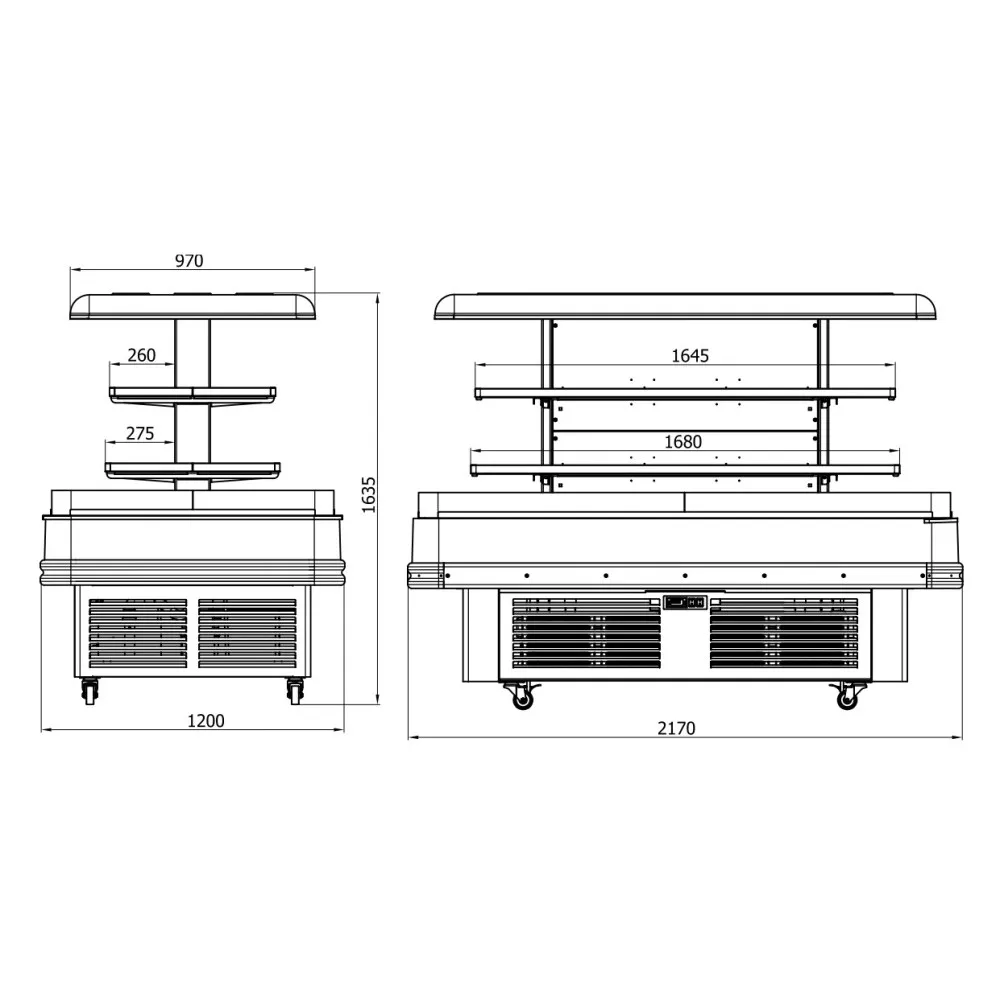Vitrine réfrigérée FIORD - Énergie et élégance à portée de main
