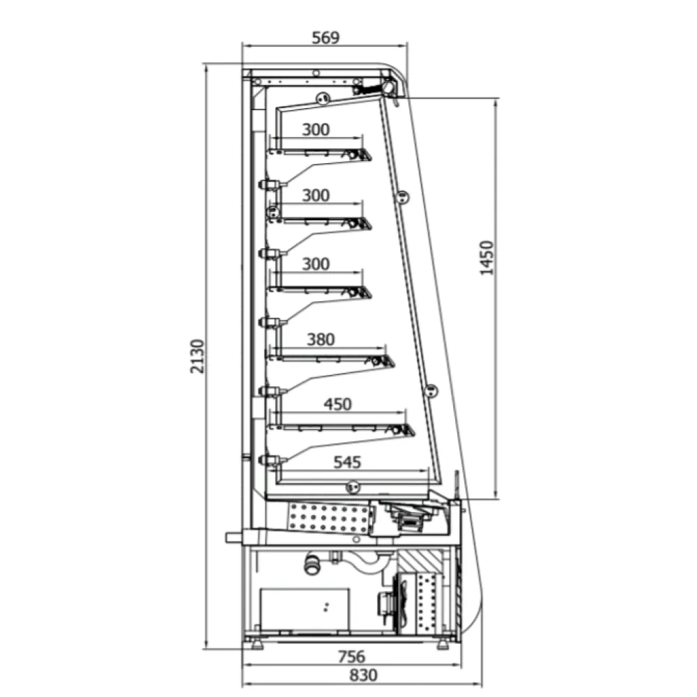 DOLCE Vitrina 1900mm