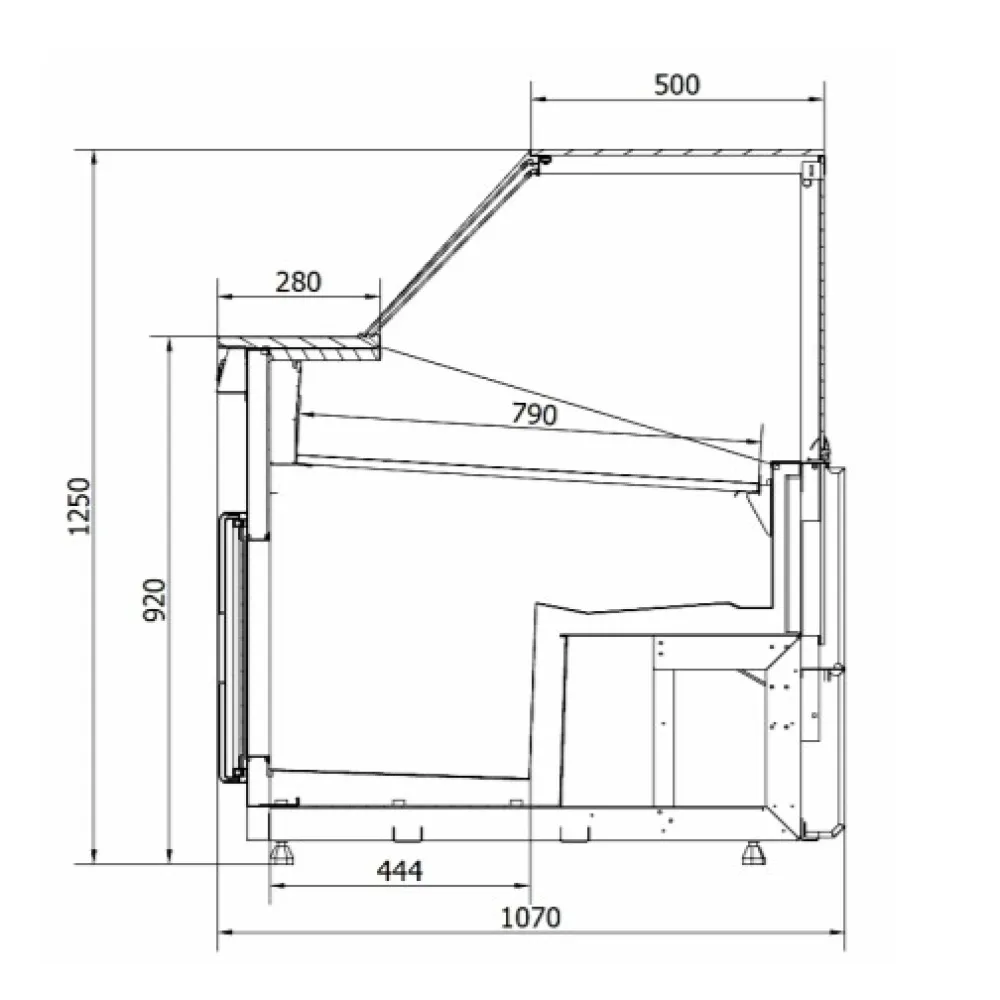 SEVILLA Lihatootevitriin 2580mm