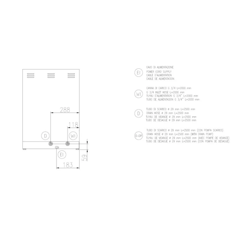 Professionaalne nõudepesumasin FK 38