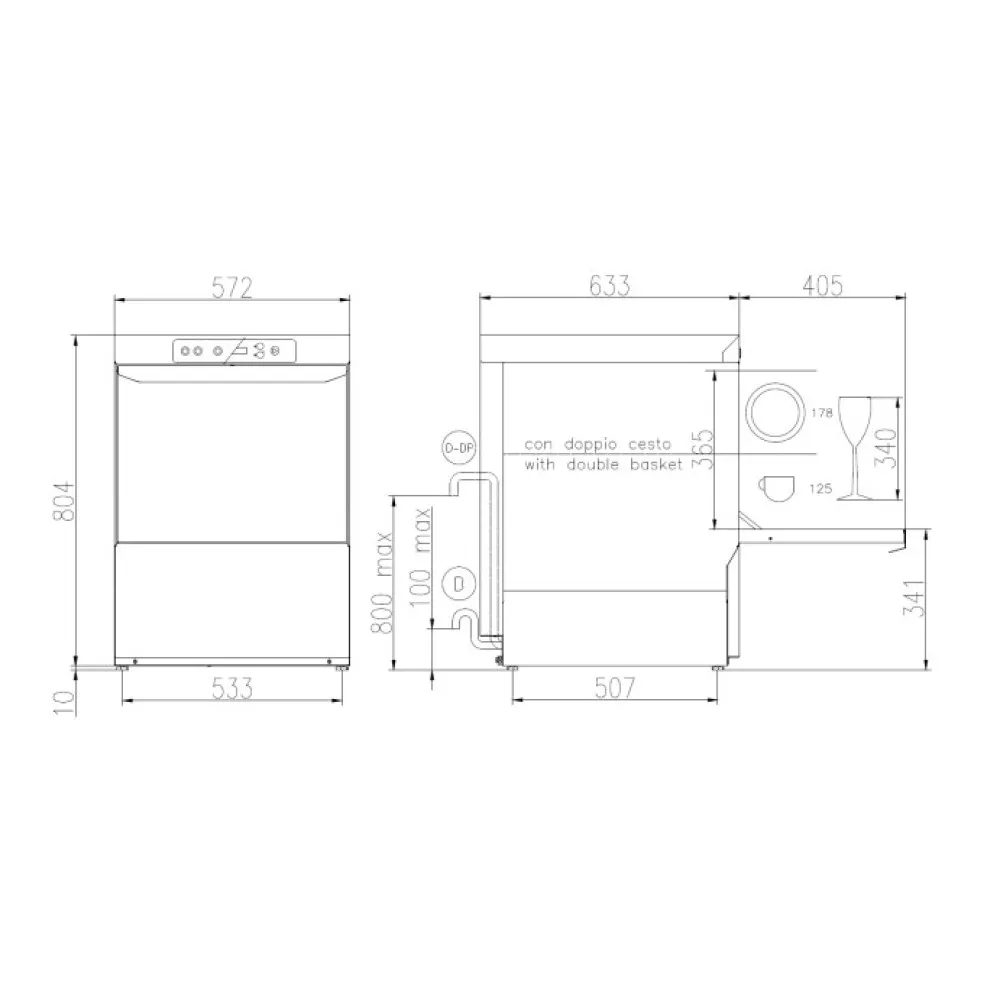 Professionaalne Nõudepesumasin FK 50 E