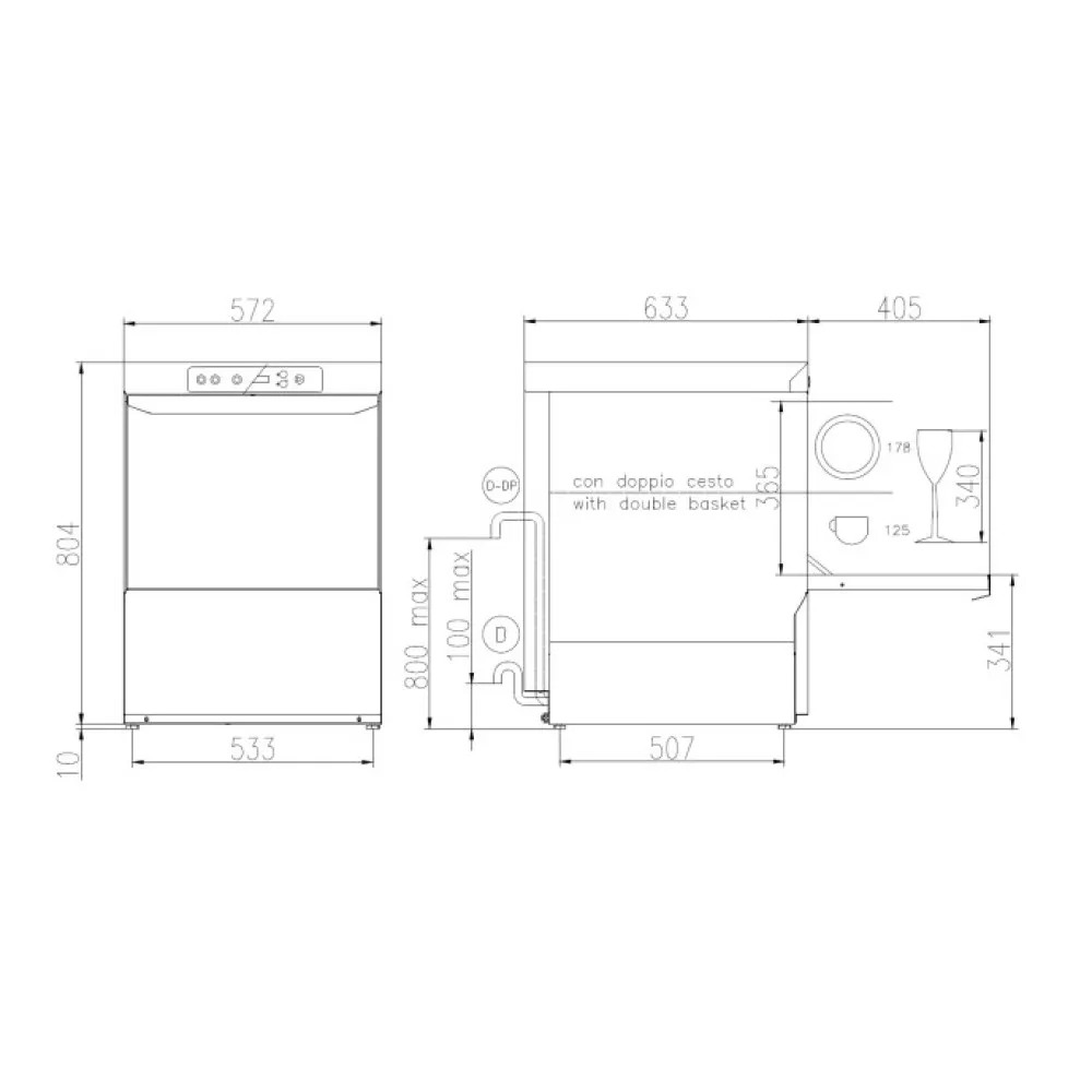 Professionaalne nõudepesumasin FK 50