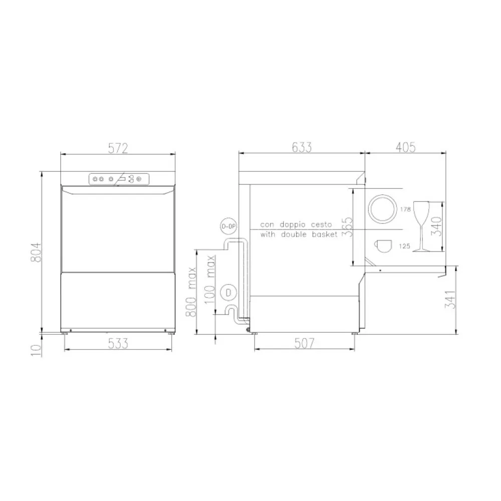 Professionaalne nõudepesumasin FK 50 M