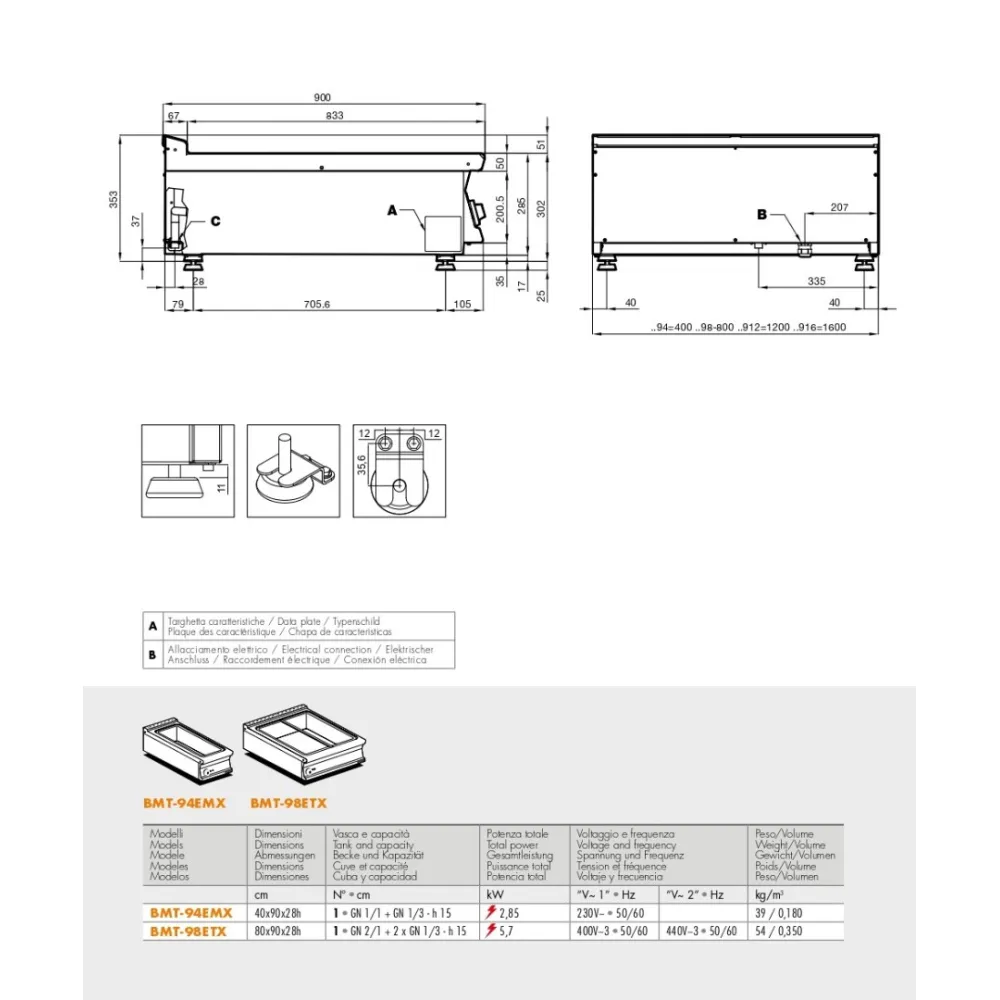 Premium Electric Bain Marie with Dual GN Capacity