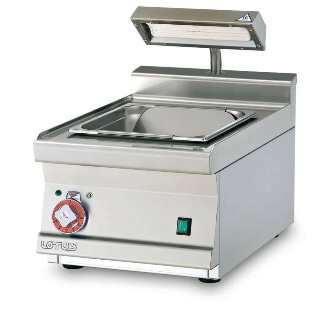 Stainless Steel Electric Fry Dump Bowl GN 2/3 with Infrared Heating