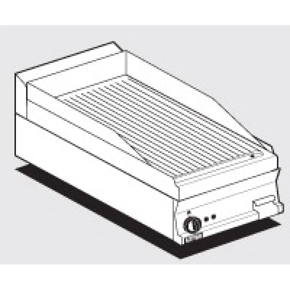 Электрическая сковорода FTRT-64ETX с ребристой поверхностью