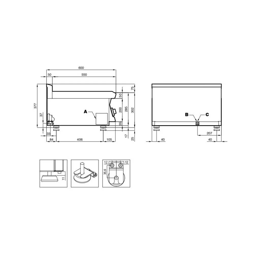 Professionaalne Induktsioonpliit PCIT-64ETDX