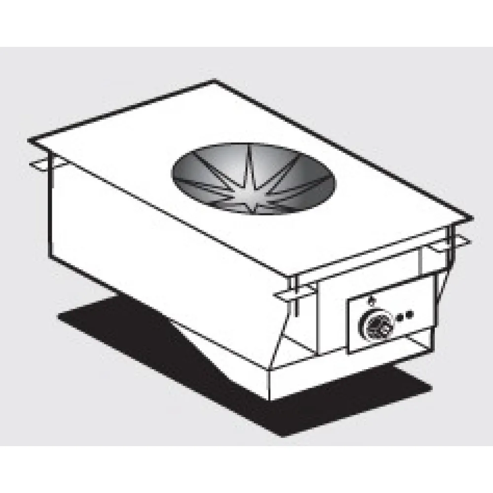 Trīsfāzu Indukcijas Wok Plīts Virsma PCIWD-64ETX