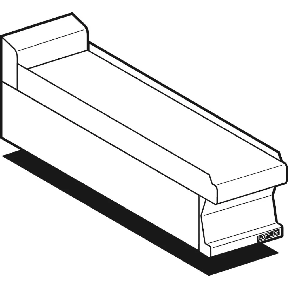 Plan de travail en acier inoxydable PLT-62X