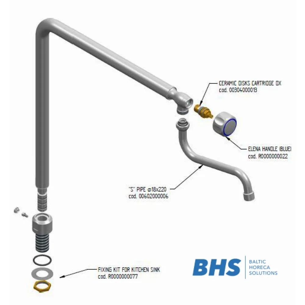 Смеситель для кухни ATENA 10101