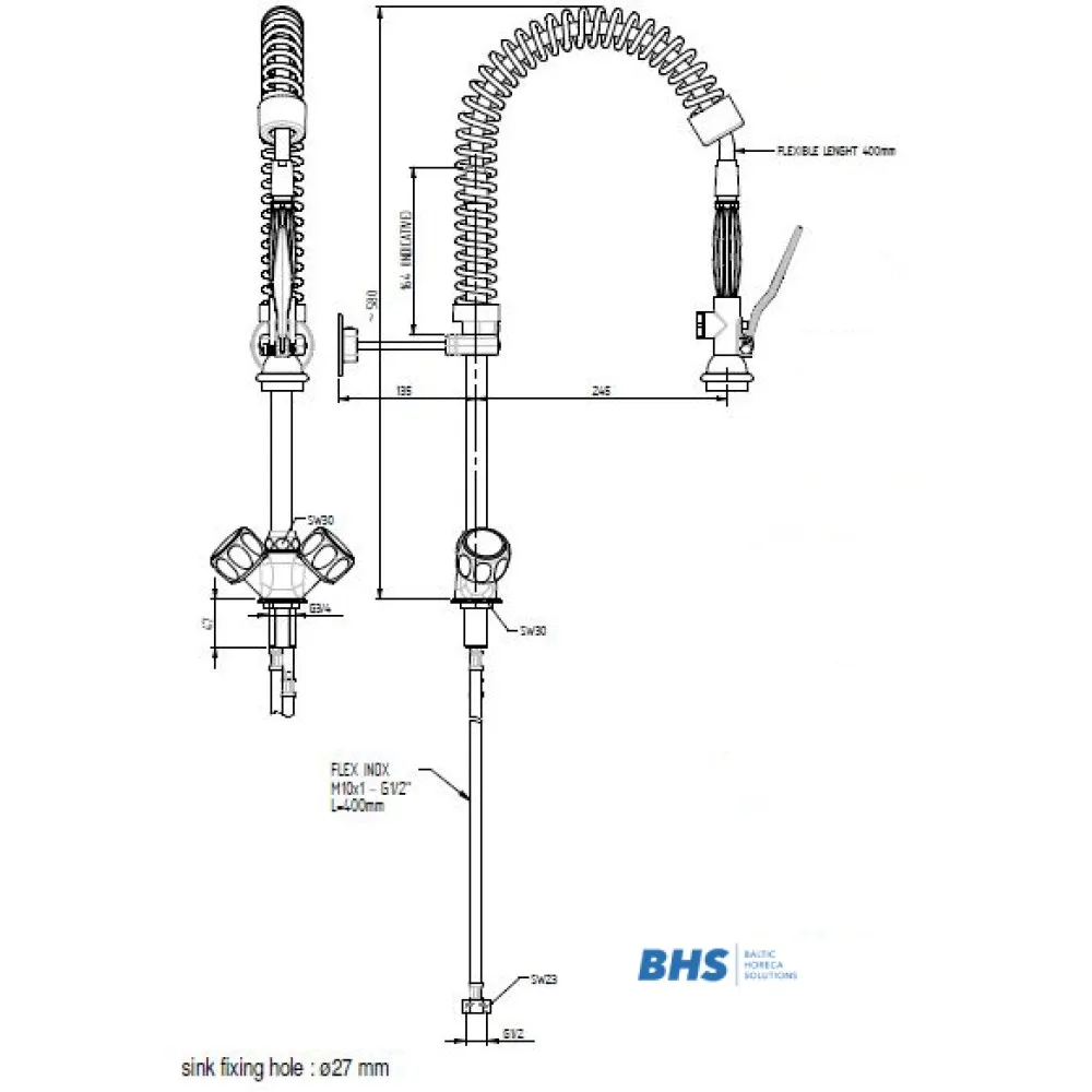 ERA112 Modelio Dušo Maišytuvas