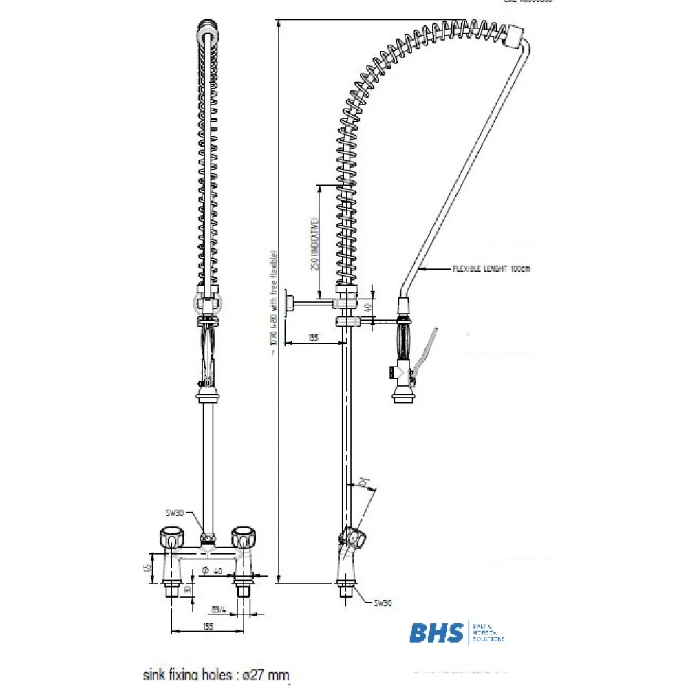 Modernizēts maisītājs ar dušu 20127