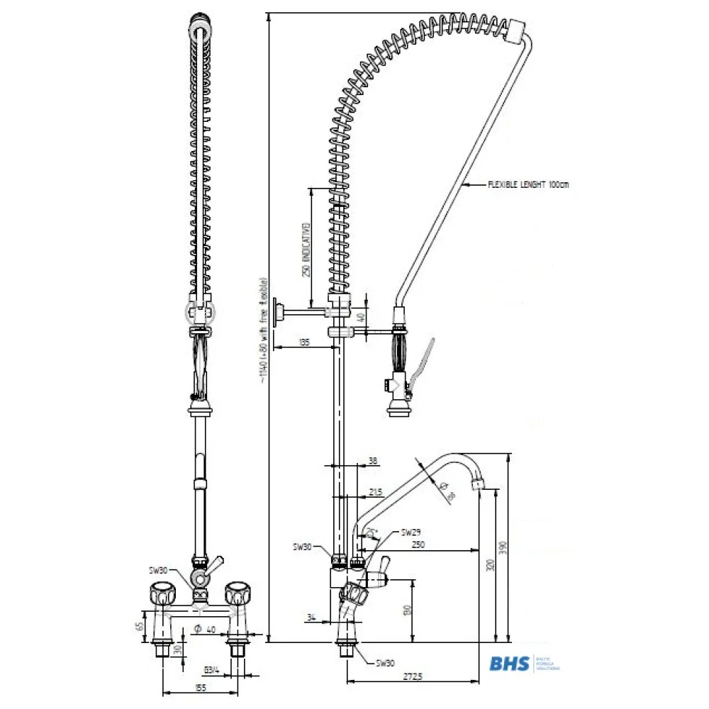 Удобный душевой смеситель ERA 20132