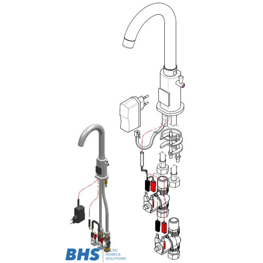 Nutikas elektrooniline köögi kraan 10115