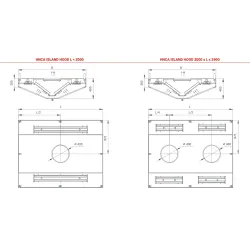 Centrinis salos ventiliacinis gaubtas su filtrais HNCA 1500